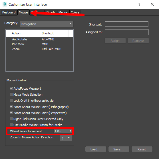 [3D Max] How to set Mouse Wheel Zoom Sensitivity