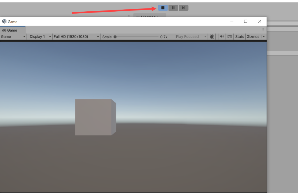 "How to enable 'Run in Background' in Unity, Step 2"