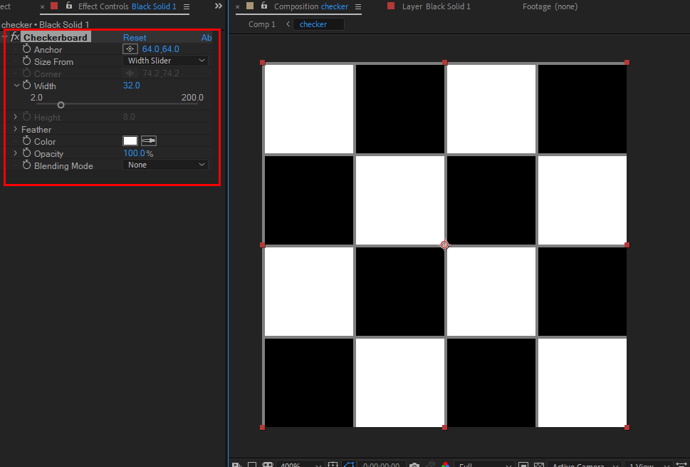 Create image tiling using motion tiles in After Effects
