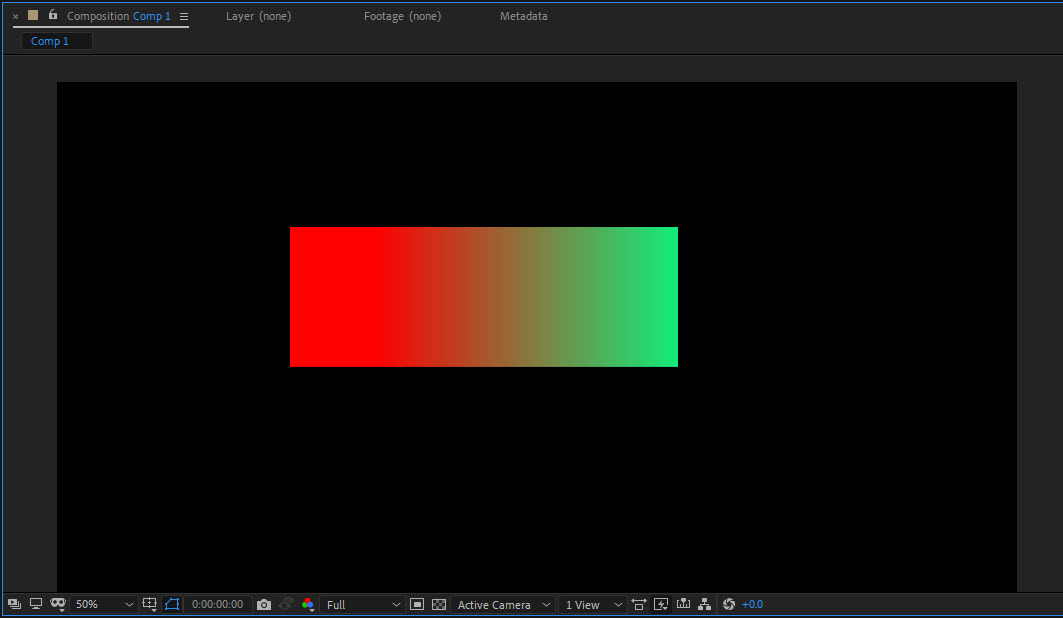 Adding gradient color to shape layer in After Effects(Gradient fill)
